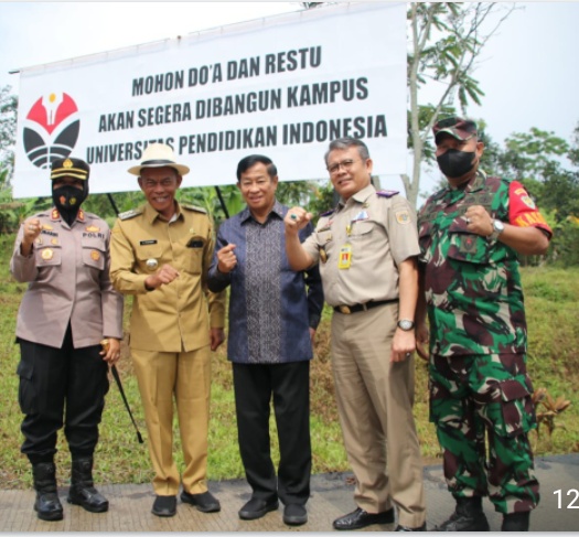 Kang Jimat Tinjau Lokasi Pengembangan UPI