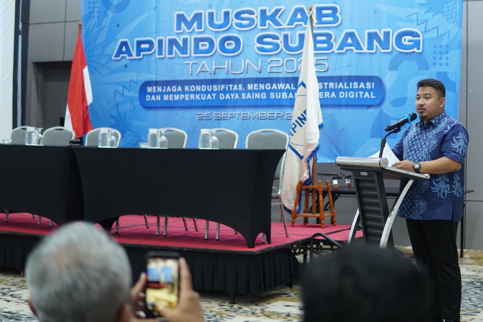 KANG REY BUKA MUSKAB KE-7 APINDO SUBANG, DORONG APINDO HADIRKAN IKLIM USAHA SEHAT DAN PERUBAHAN NYATA BAGI MASYARAKAT