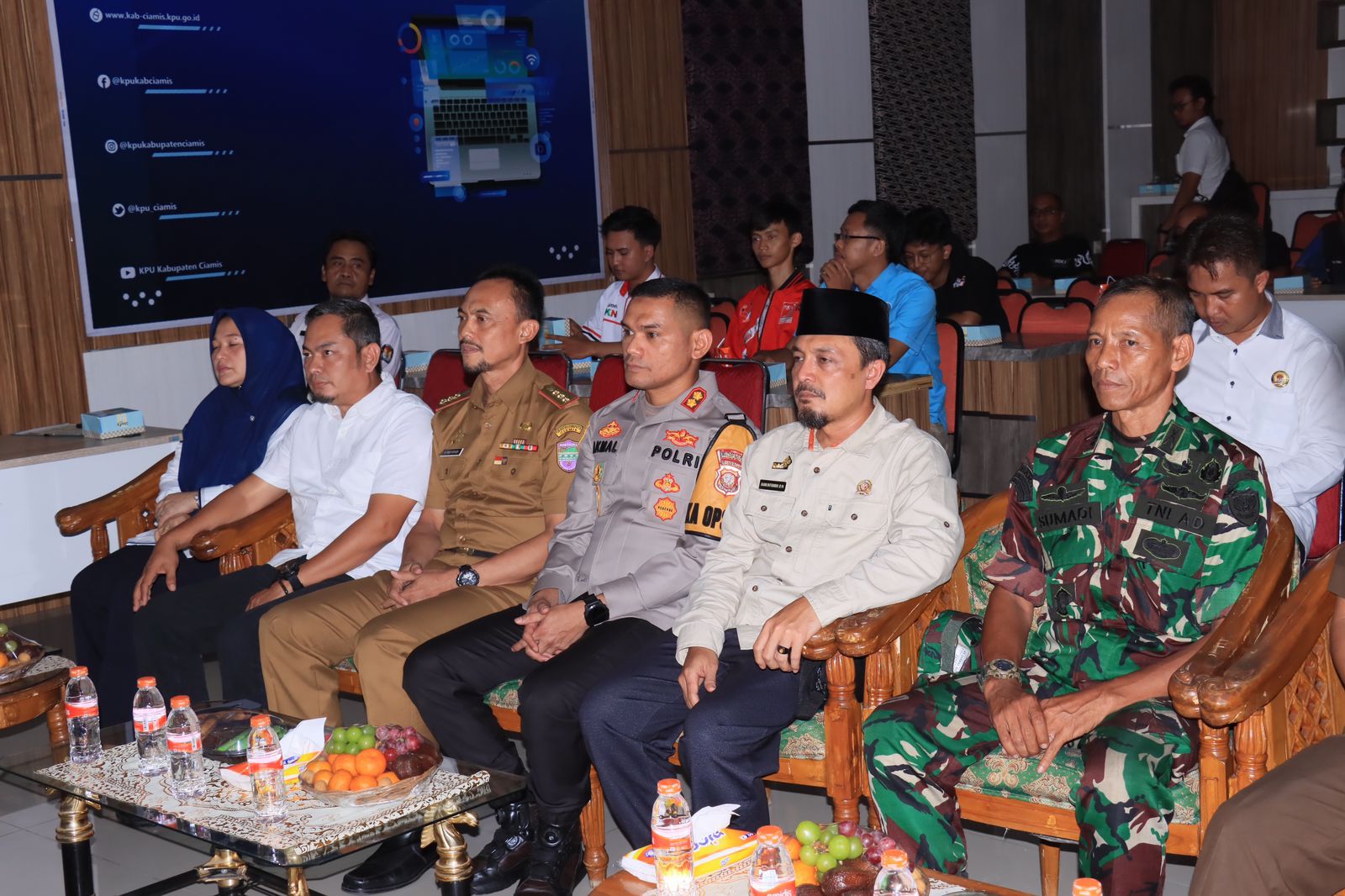 Kapolres Ciamis Hadiri Deklarasi Damai Pemilu 2024