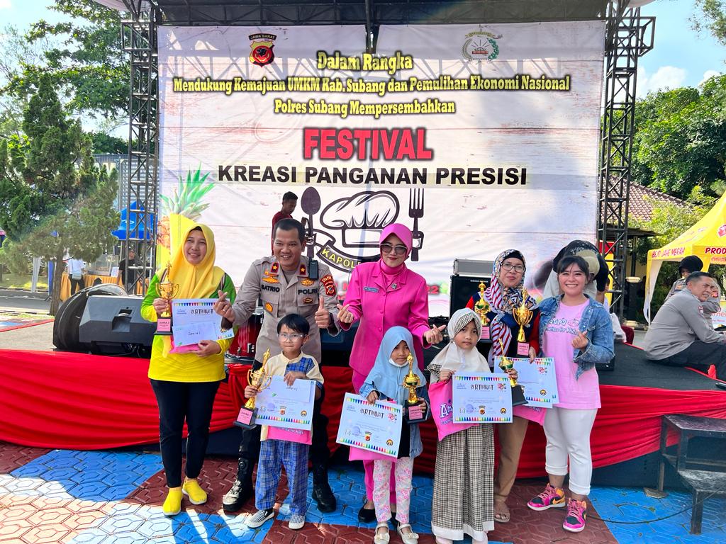 Kapolres Subang Gelar Festival Kreasi Pangan Presisi Kapolres Cup