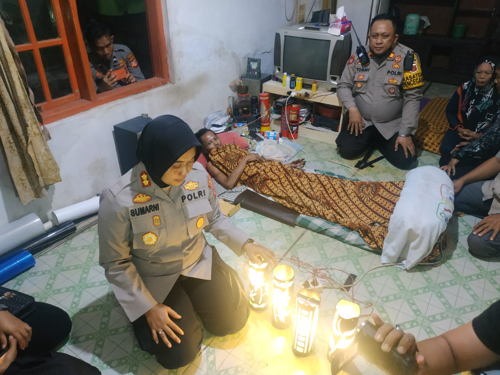 Kapolres Subang Semangati Rudi Yang Lumpuh Sejak 15 Tahun Lalu Untuk Tetap Berkarya