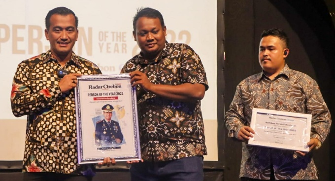 Kapolresta Cirebon Raih Penghargaan Innovative Leader
