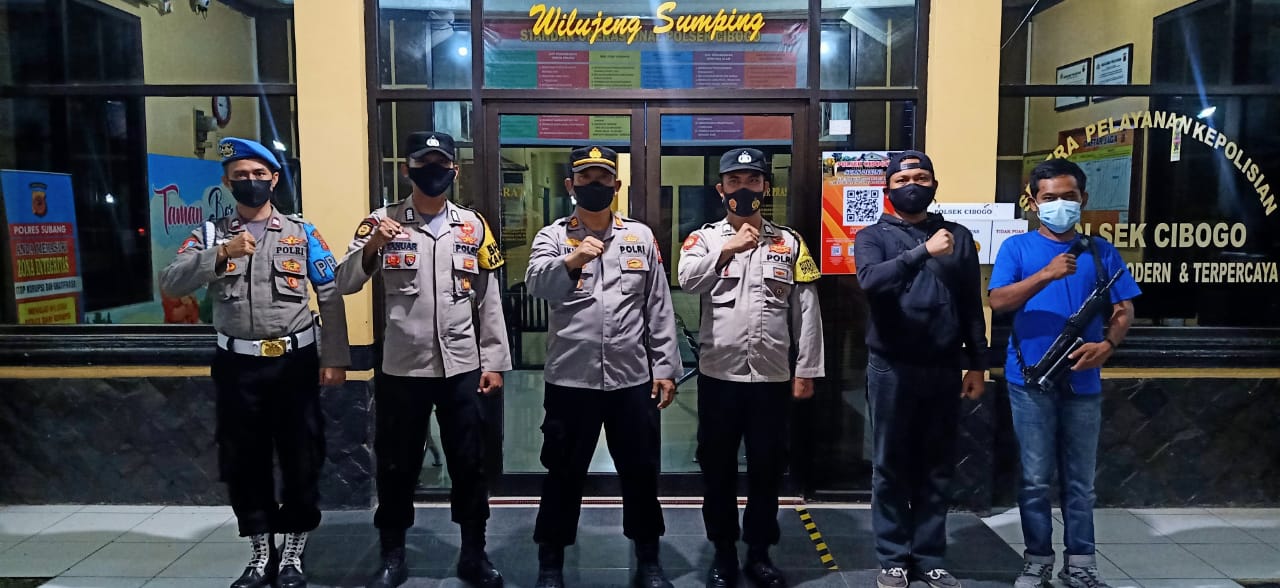 Kapolsek Cibogo Ingatkan Anggota Untuk Tetap Siaga Jaga Kamtibmas