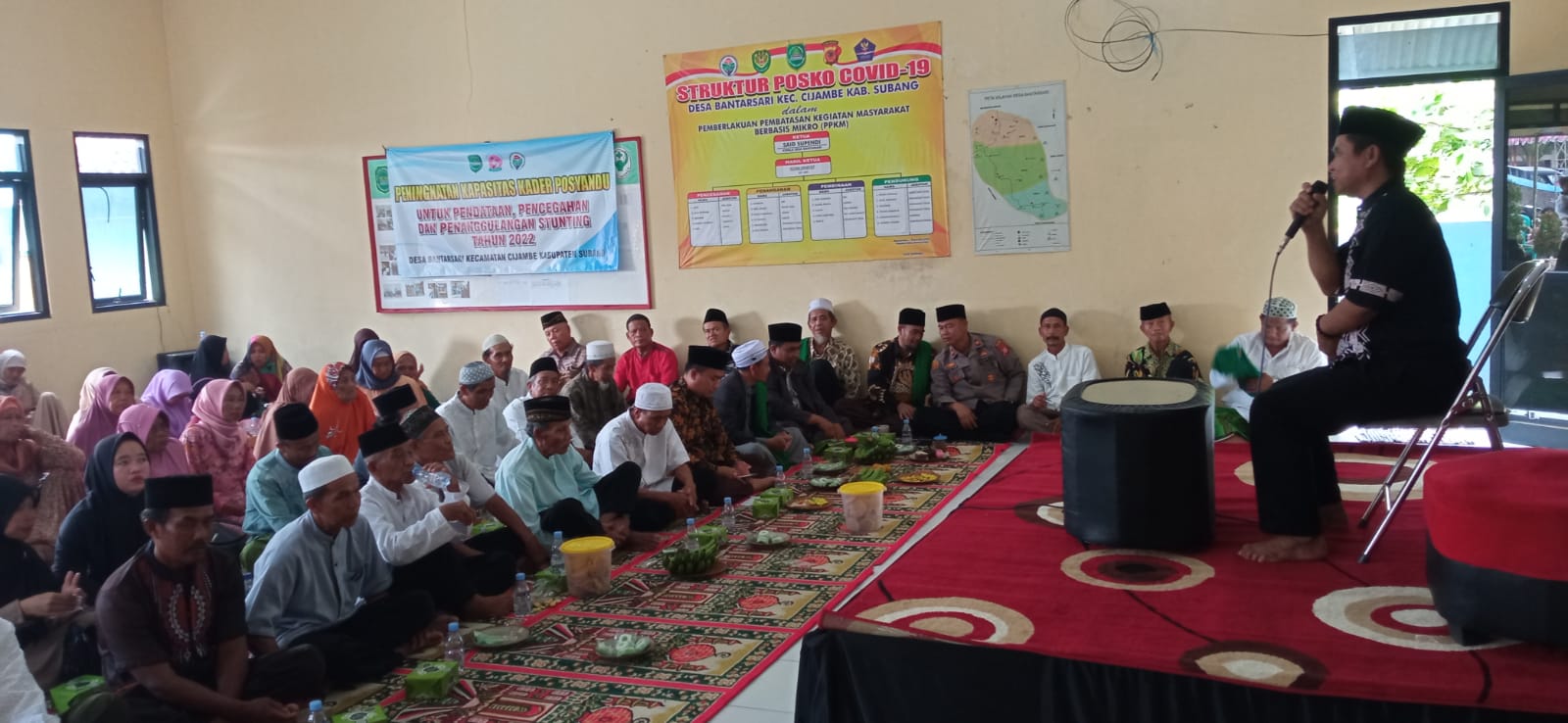 Kapolsek Cijambe Hadiri Acara Maulid Nabi Di Bantarsari