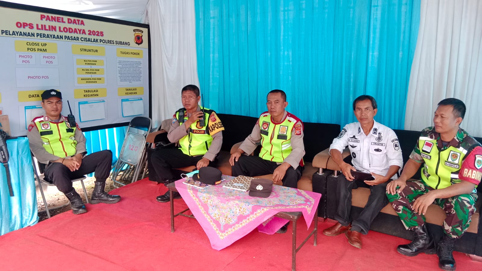KAPOLSEK CISALAK IPTU ENDANG PIRTANA, S.Pd PIMPIN OPS LILIN LODAYA 2025 DI WILAYAH HUKUM POLSEK CISALAK