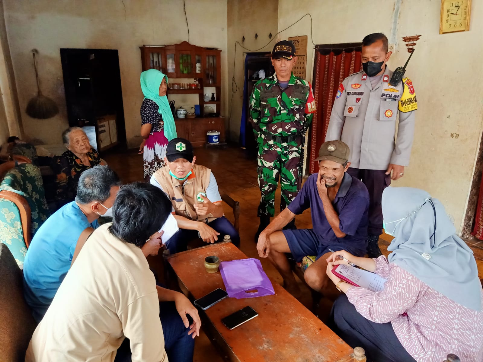 Kapolsek Tanjungsiang Menghadiri Program Hari Disabilitas Internasional Dari Kemensos RI Dalam Rangka Pengobatan (ODGJ)