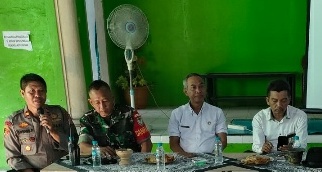 Kapolsek Tanjungsiang Menghadiri Silaturahmi dan Pelaporan BUMDES Kawungluwuk Paska Liburan Idul Fitri 1444 H