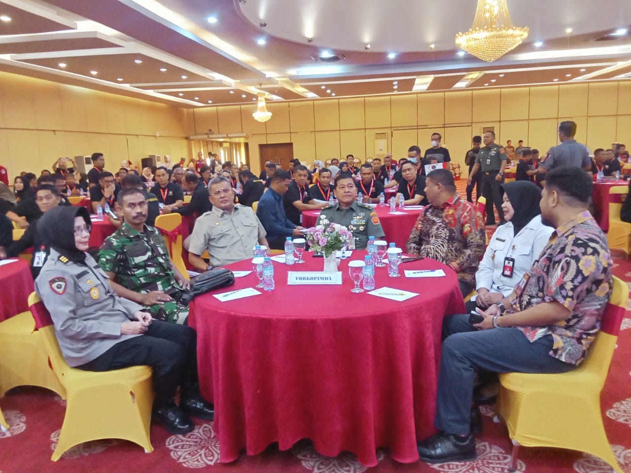 Kegiatan Sosialisasi Pembinaan Kesadaran dan Deseminasi Bela Negara Lingkup Pekerja Kota Kendari di Wil. Kodim 1417/Kendari