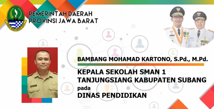 Keredaksian CyberNasa Mengucapkan Selamat Bermitra Kepada Kepala SMAN 1 Tanjungsiang