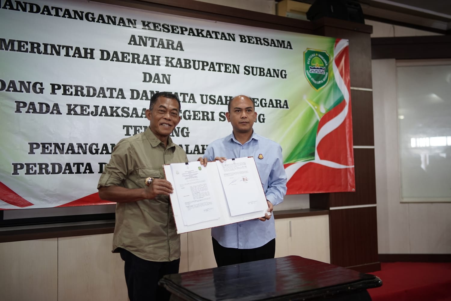 Kerja sama / MOU Kejari dengan Pemkab Subang