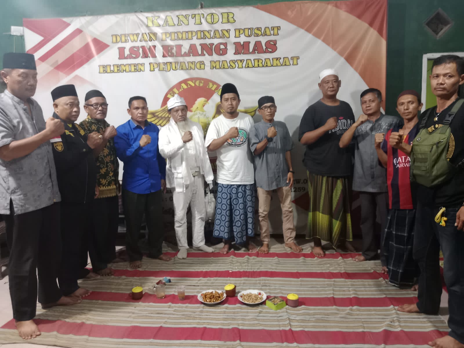 Ketua Forum Transparansi Pilkada Subang 2024,Sambangi Kantor DPP LSM Elang  Mas Dalam Acara Silaturahmi