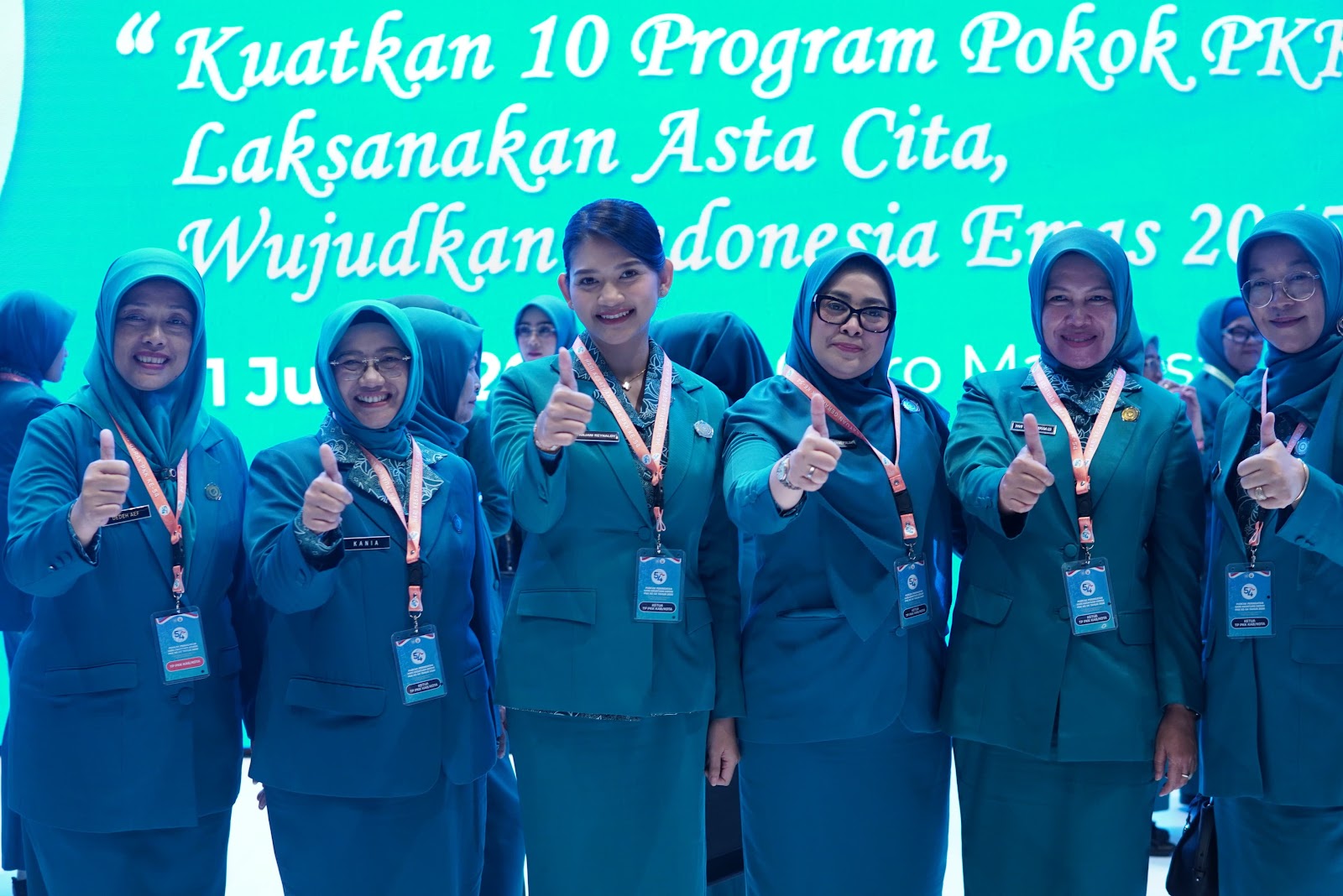 KETUA TP PKK KABUPATEN SUBANG HADIRI PUNCAK HKG PKK KE-54 NASIONAL DI MAKASSAR, PERKUAT KOMITMEN WUJUDKAN KELUARGA BERKUALITAS
