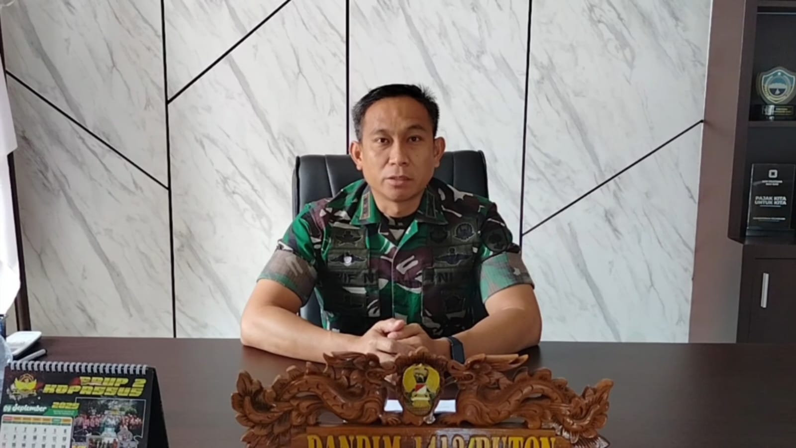 Klarrifikasi Dandim 1413/Buton terkait dugaan perbuatan Asusila Prajurit  a.n. Pratu La Ode Yogi Sarifudin