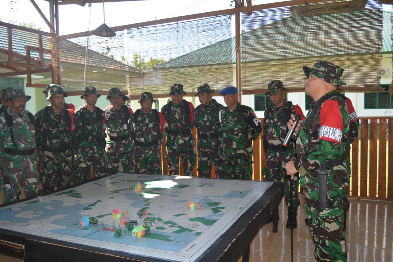 Kodim 1416/Muna Gelar Latihan Lapangan Penanggulangan Bencana Alam Karhutla