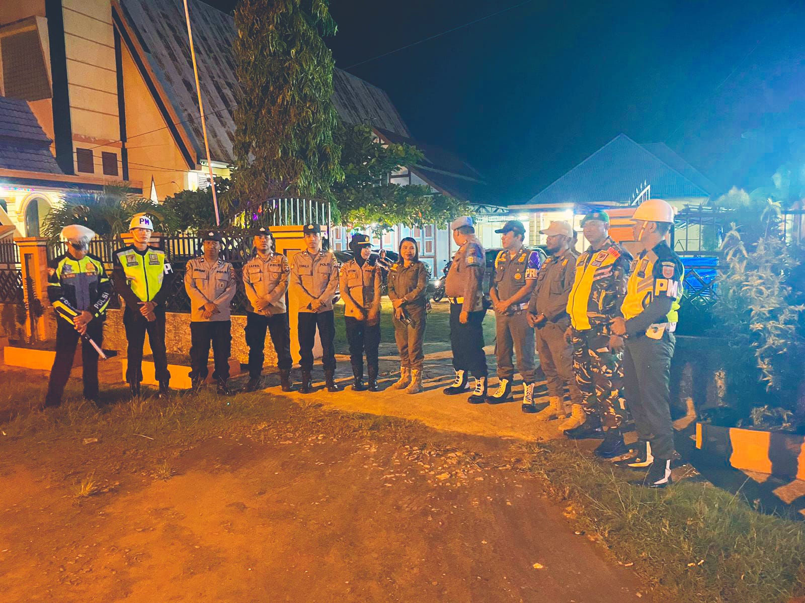 Kodim 1416/Muna Yakinkan PAM Malam Natal Aman