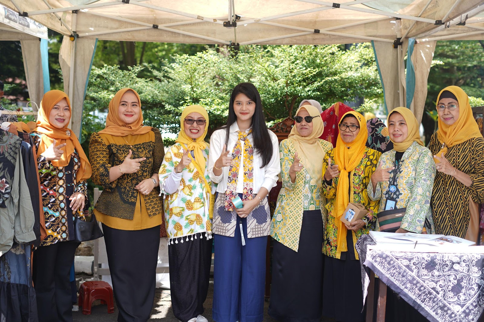 Kolaborasi DWP, TP PKK, dan Dekranasda Subang Wujudkan Peringatan Hari Batik Nasional yang Sehat dan Bermakna