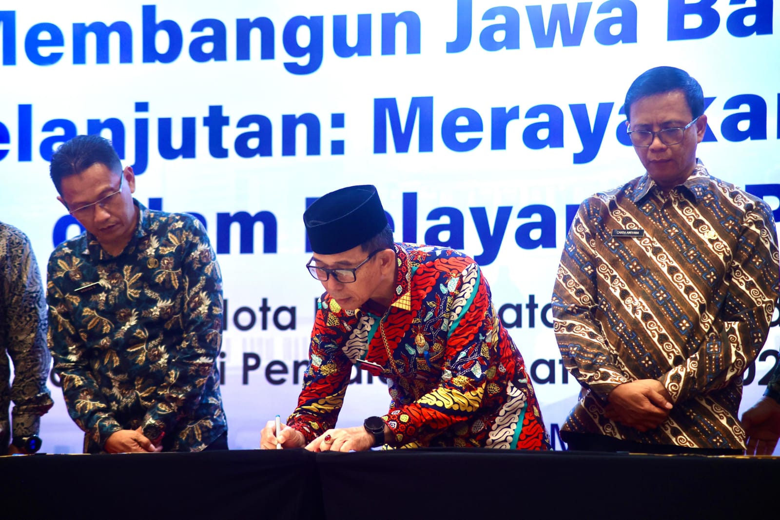 Komitmen Pelayanan Publik, Sekda Subang Tanda Tangani Nota Kesepakatan antara Ombudsman RI dan Pemerintah Daerah