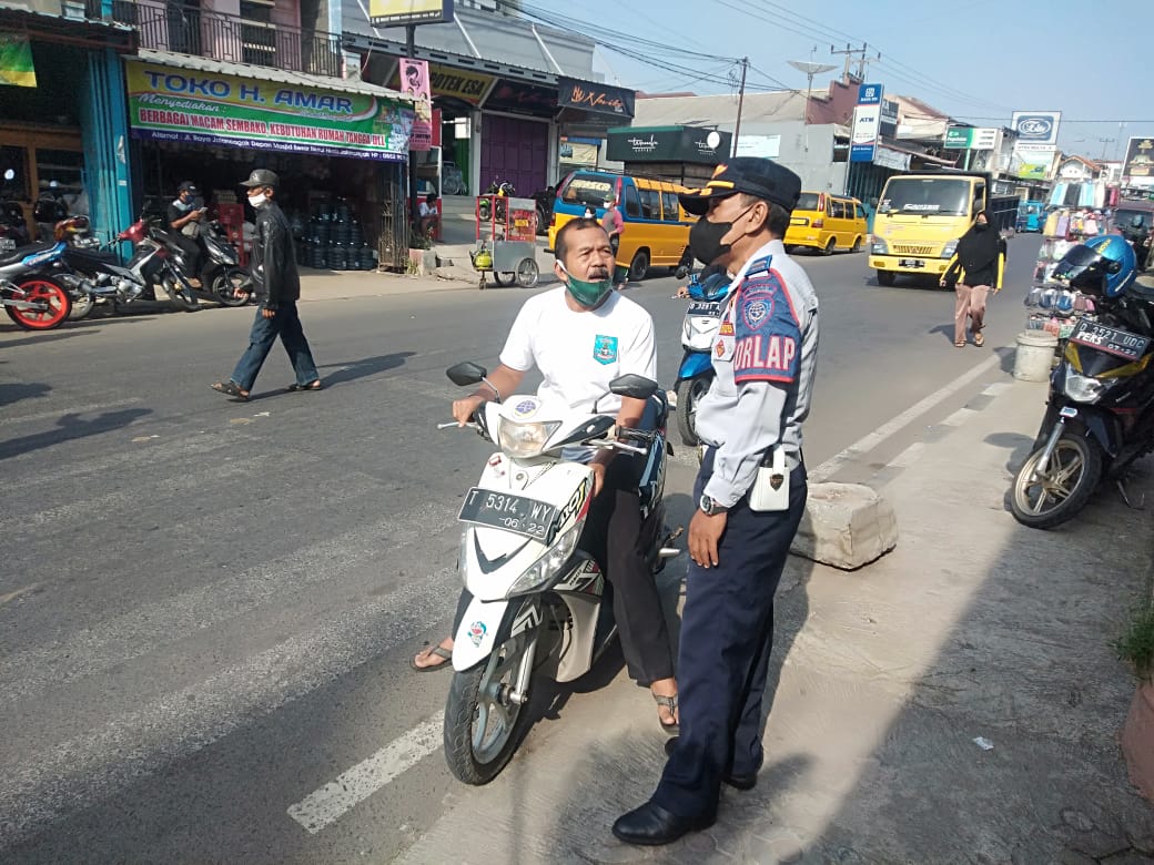 Korlap Dishub Subang Selatan,Laksanakan Kegiatan Rutinitas Antisipasi Kemacetan