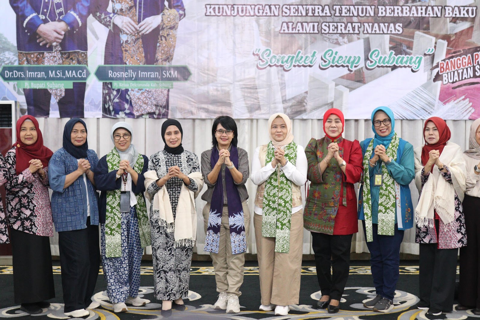 KUNJUNGAN KETUA PJ DEKRANASDA PROVINSI JAWA BARAT