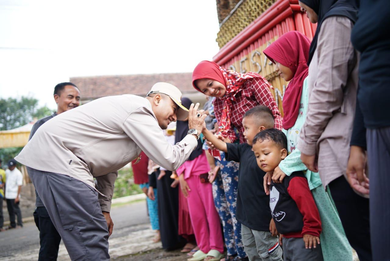 Kunjungi Desa Perbatasan Subang - Purwakarta, Pj. Bupati Subang Harapkan Pelayanan Terlaksana Dengan Baik