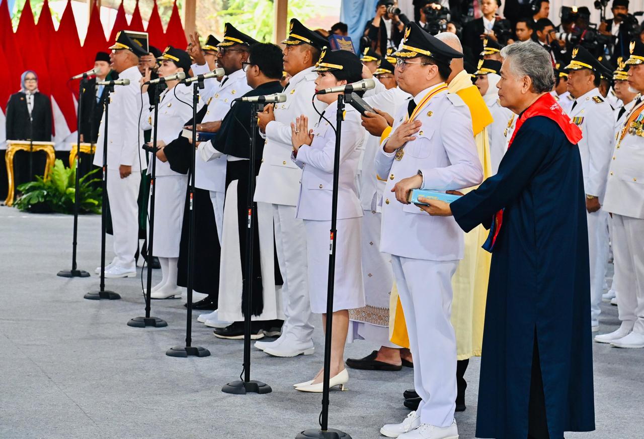 Lantik 961 Kepala Daerah, Presiden Prabowo: Tunjukkan Kekuatan Demokrasi Indonesia