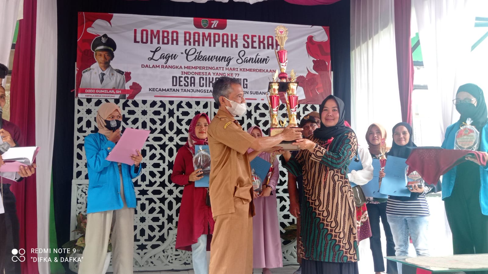 Lomba Lagu CIKAWUNG SANTUN Dalam Rangka Memeriahkan HUT RI Ke-77