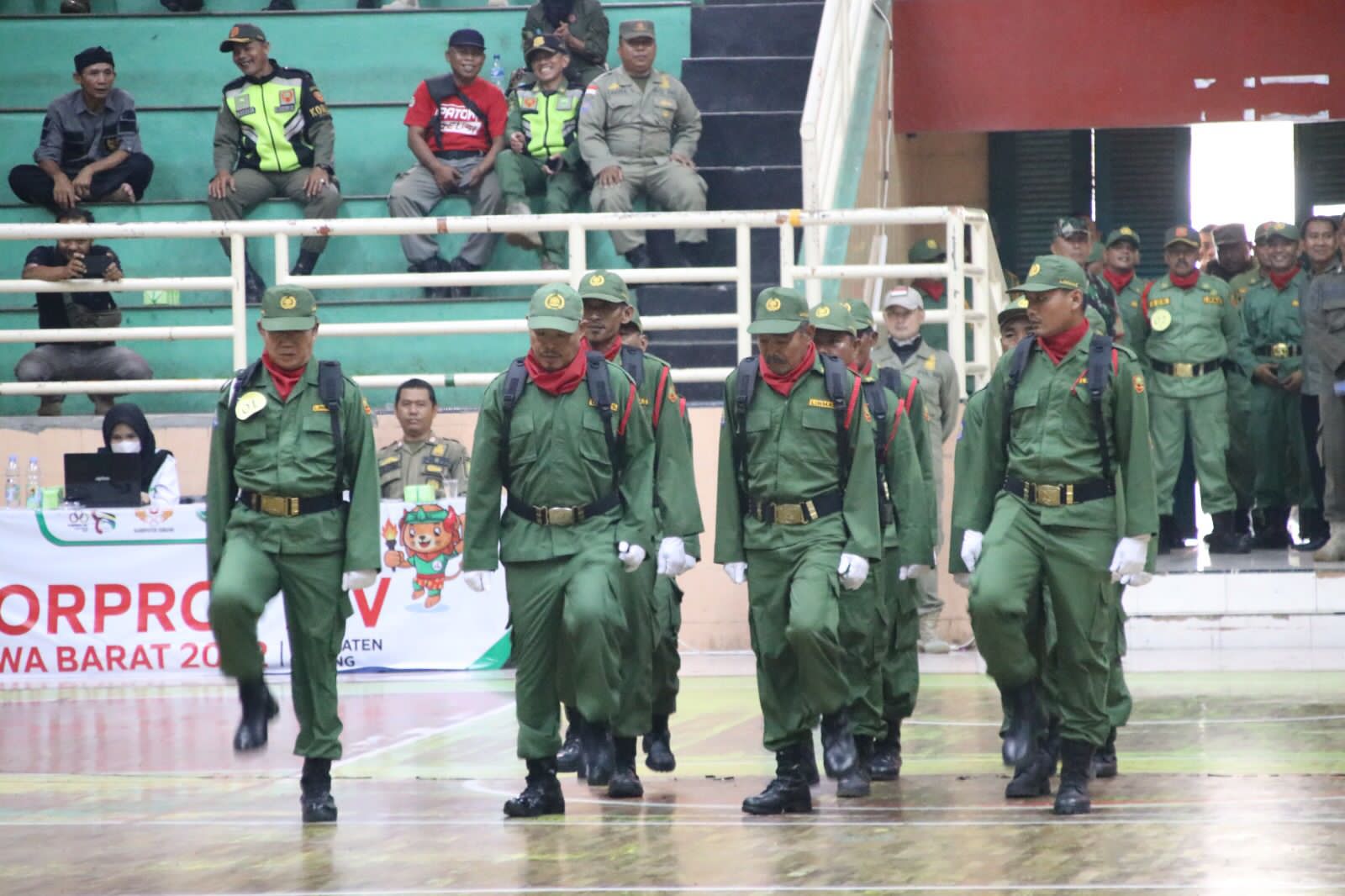 Lomba PBB, Kang Jimat Apresiasi Linmas Dalam Pertahanan Bangsa