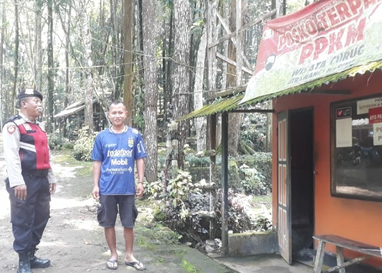 Masuki Libur Idul Fitri 1444 H, Polsek Conggeang Ploting Personil Pengamanan Di Objek Wisata Curug Ciputrawangi
