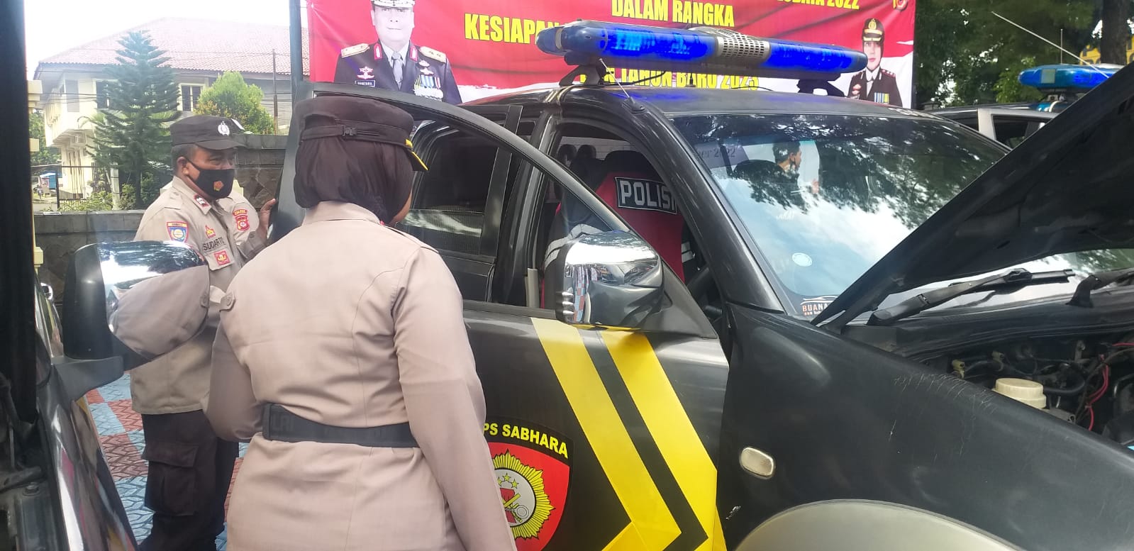 Menjelang Persiapan Operasi Lodaya, Polres Subang Lakukan Pemeriksaan Kendaraan Dinas