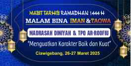 Menyambut Bulan Suci Ramadhan, MDT AR ROOFIU Ciawigebang Kuningan menyelenggarakan Tarhib & MABIT