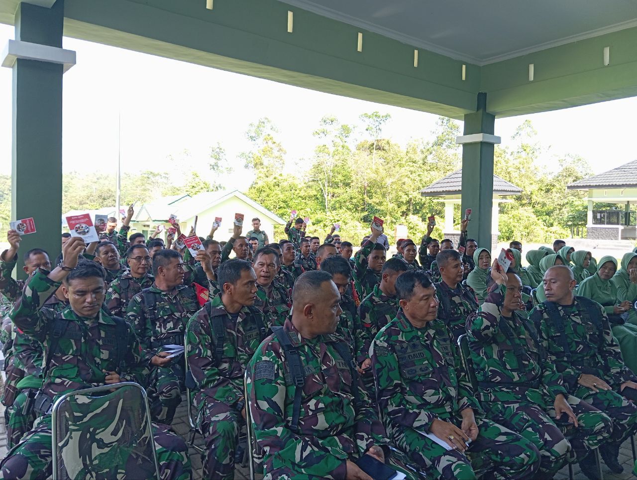 Netralitas TNI Mutlak Dilaksanakan Oleh Seluruh Personil KODIM 1430/Konut Demi Terciptanya Pemilu Damai Dan Bahagia