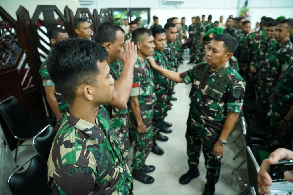 Pangdam XIV/Hsn Beri Jam Pimpinan dan Gelar Apel Kesiapsiagaan Yang Dilaksanakan Secara Serentak Di Seluruh Satuan Jajaran