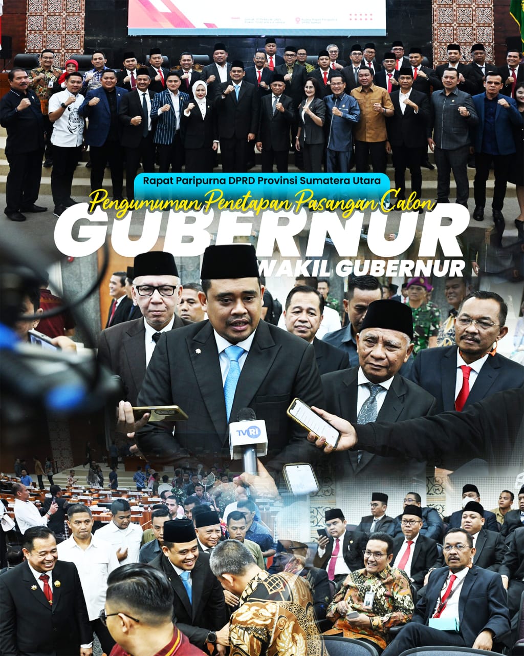 Paripurna DPRD Sumut: Bobby Nasution - Surya Sah Jadi Gubernur Dan Wagub, Pelantikan Segera
