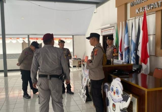 Pasca Pemilu, Polisi Patroli Dialogis Ke Kantor Penyelenggara Pemilu