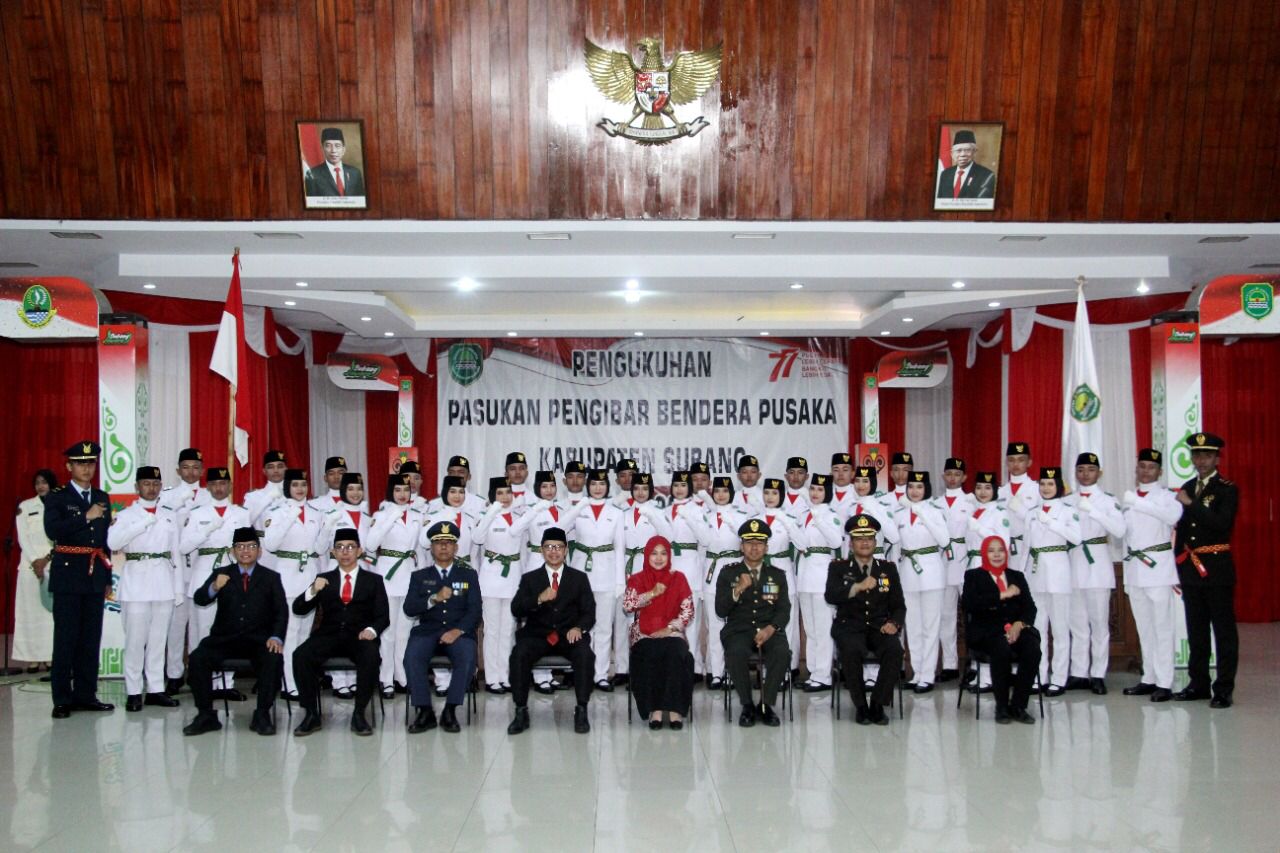 Paskibraka Kabupaten Subang Tahun 2022 Telah Dikukuhkan