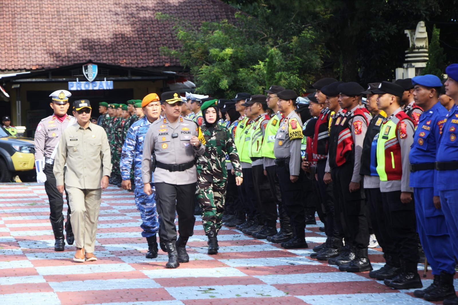 Pastikan Kesiapan Pengamanan Lebaran,Wakil Bupati Subang Hadiri Gelar Apel Pasukan Operasi Ketupat Lodaya 2025