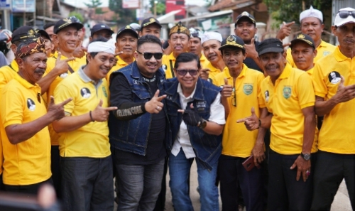 PASTIKAN PEMBANGUNAN INFRASTRUKTUR BERKUALITAS, KANG REY TINJAU RUAS JALAN PRINGKASAP–KARANGHEGAR