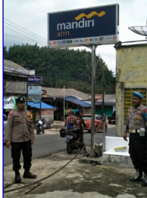 Patroli Polsek Tanjungsiang sambangi Perbankan untuk cegah terjadinya C3