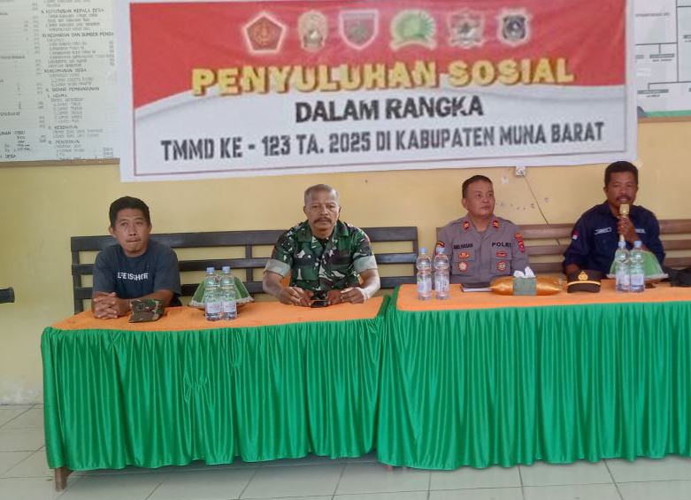 Peduli Pertanian, Satgas TMMD 123 Kodim 1416/Muna Laksanakan Penyuluhan Pertanian