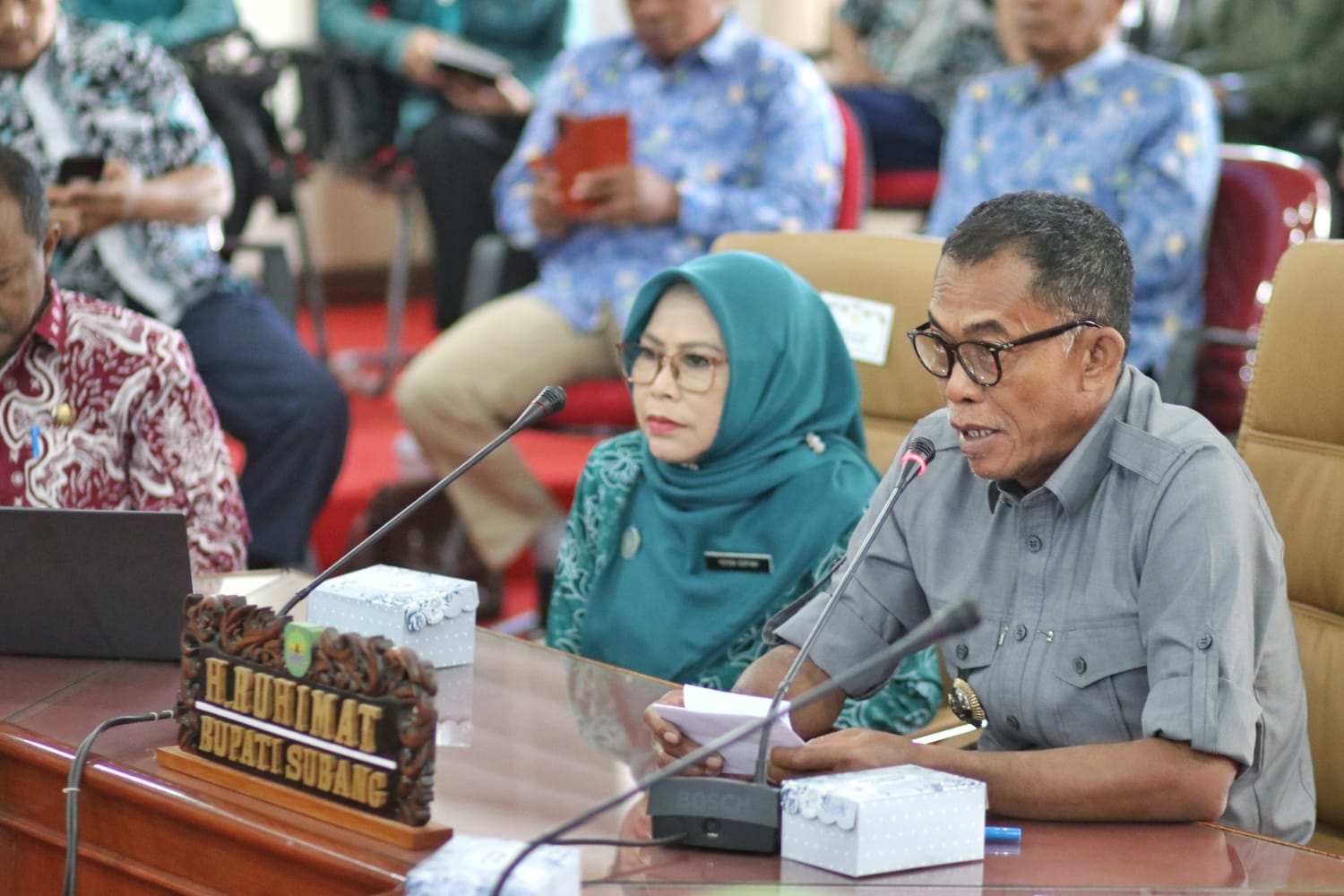 Pelaksanaan Verifikasi Lanjutan Virtual KKS, Kang Jimat Harap Subang Mampu Raih Predikat Swasti Saba Wistara
