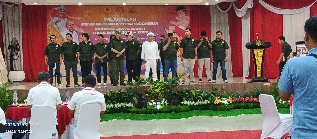 Pelantikan Pengurus Muaythai Indonesia Prop.Jawa Barat Periode 2025 - 2029
