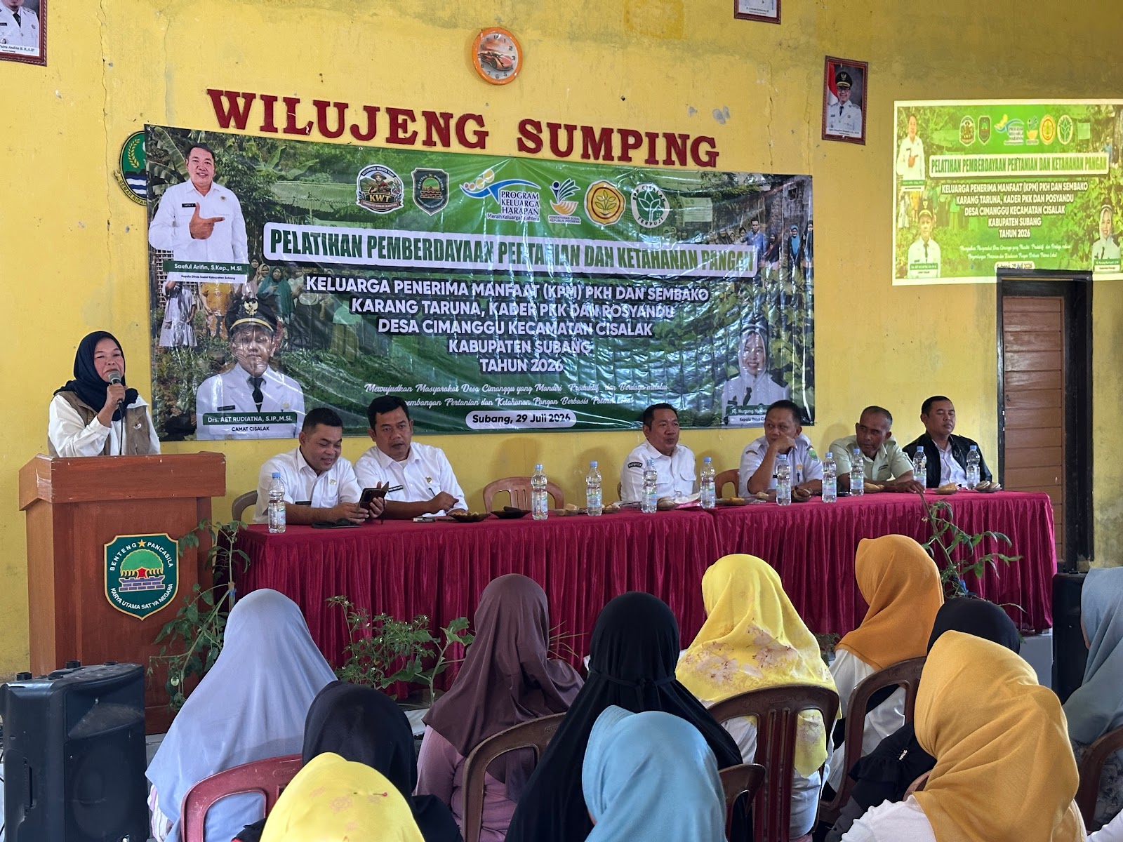 PELATIHAN PEMBERDAYAAN PERTANIAN DAN KETAHANAN PANGAN WUJUDKAN KPM PKH YANG MANDIRI DAN PRODUKTIF
