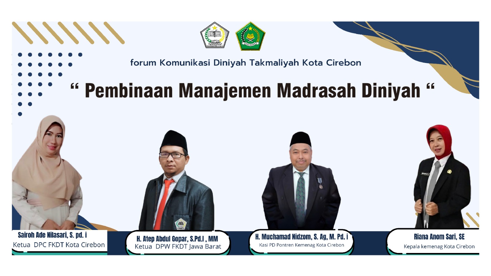 Pembinaan Manajemen Madrasah Diniyah FKDT Kota Cirebon
