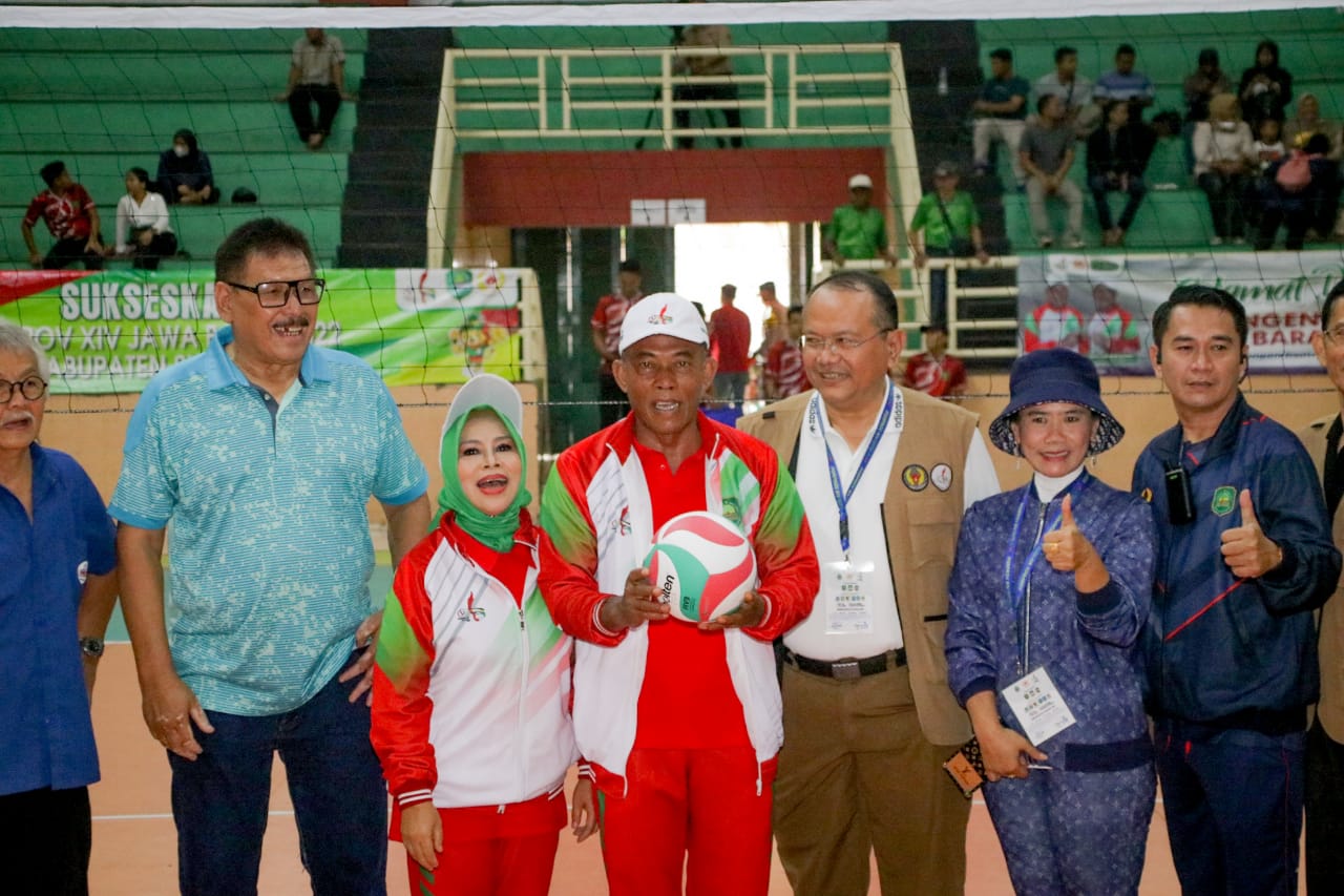 Pembukaan Porprov XIV Jawa Barat Cabor Volley, Kang Jimat : Junjung Tinggi Sportivitas
