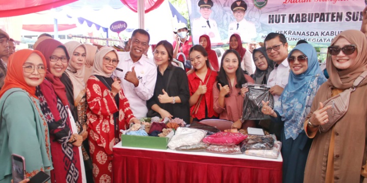 Pemda Subang Gelar Bazar Ramadhan 1444 H, Kang Jimat : Untuk Memenuhi Kebutuhan Pokok