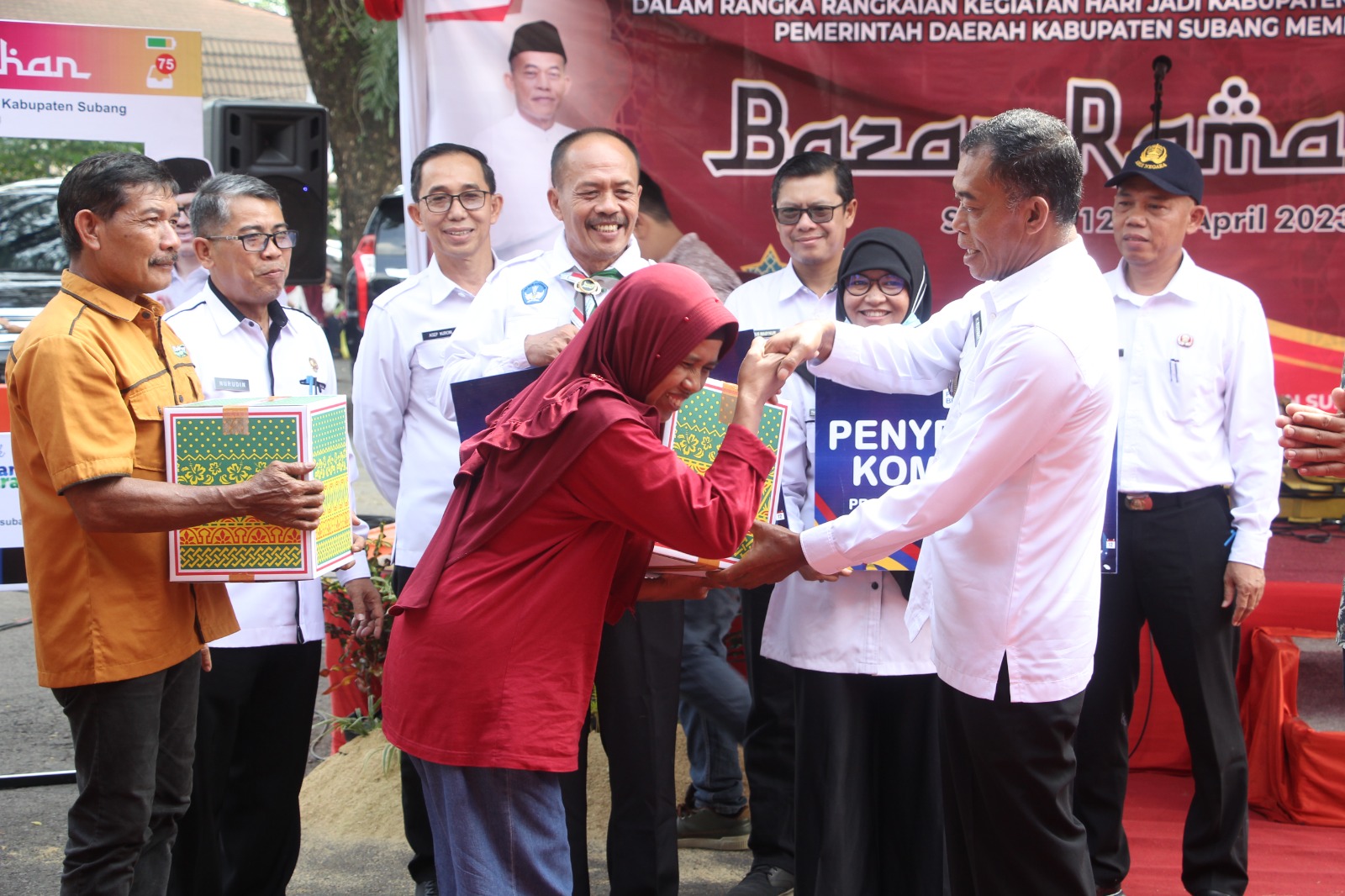 Pemda Subang Gelar Bazar Ramadhan 1444 H, Kang Jimat : Untuk Memenuhi Kebutuhan Pokok