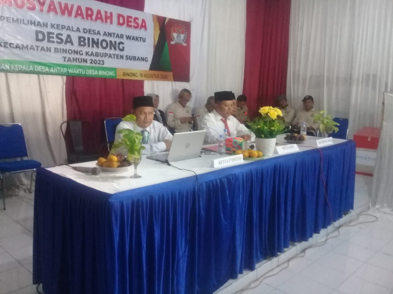PEMDES BINONG GELAR PEMILIHAN KEPALA DESA ANTAR WAKTU ( PAW )