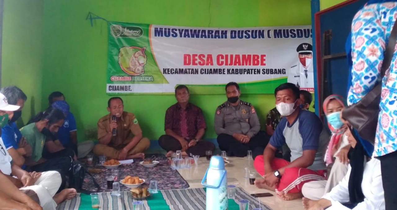 Pemdes Cijambe Gelar Musdus di Dusun Sukamulya