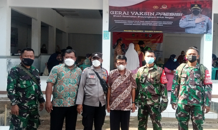 Pemdes Wanasari Gelar Vaksinasi Persisi Sebanyak 1000 Dosis Vaksin