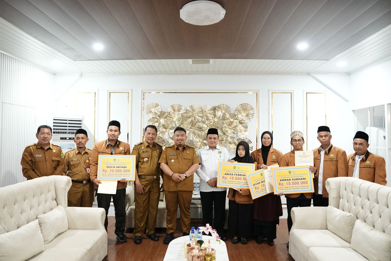 PEMKAB SUBANG APRESIASI KAFILAH MTQH XXXIX, BUPATI: PRESTASI INI JADI MOTIVASI GENERASI MUDA
